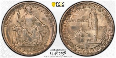 1936-D 50C San Diego MS65