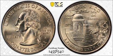 2009-P 25C Puerto Rico MS67
