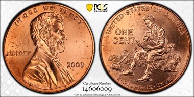 2009 1C Lincoln-Formative Years First Day of Issue MS66RD