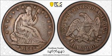 1853 50C A&R, DDR, FS-803 VF25