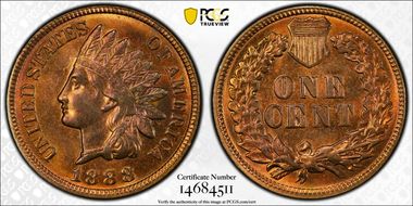 1888 1C MS64RB