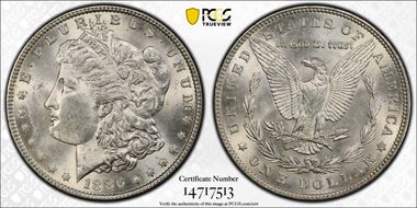 1886 $1 MS63