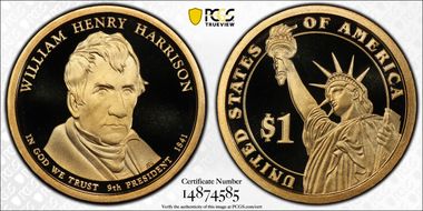 2009-S $1 William H. Harrison PR70DCAM