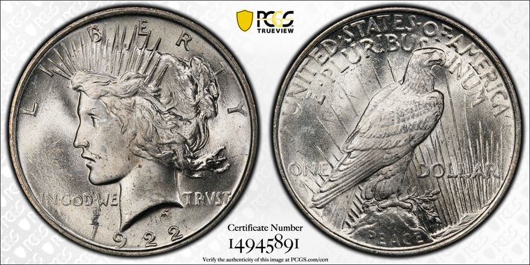 Cert 14945891 - Coin Image