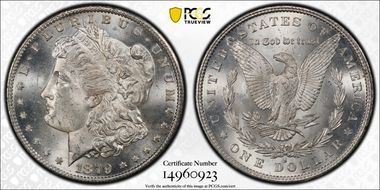1879-S $1 MS65