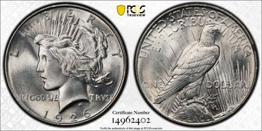 1926-D $1 MS65