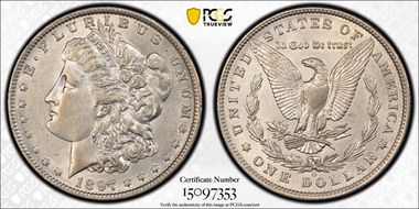 1897-O $1 AU50