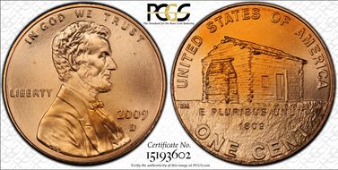 2009-D 1C Lincoln-Early Childhood Satin Finish SP68RD