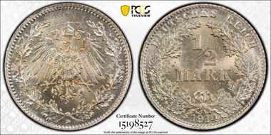 1914-D 1/2 Mk J-16 MS65