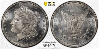 1885-S $1 MS65+