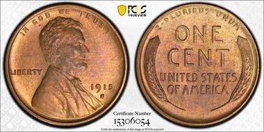 1915-S 1C MS64RB