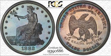 1882 T$1 Trade PR65CAM