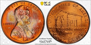 2009-D 1C Lincoln-Early Childhood Satin Finish SP68RD