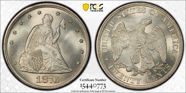 1876 20C MS67