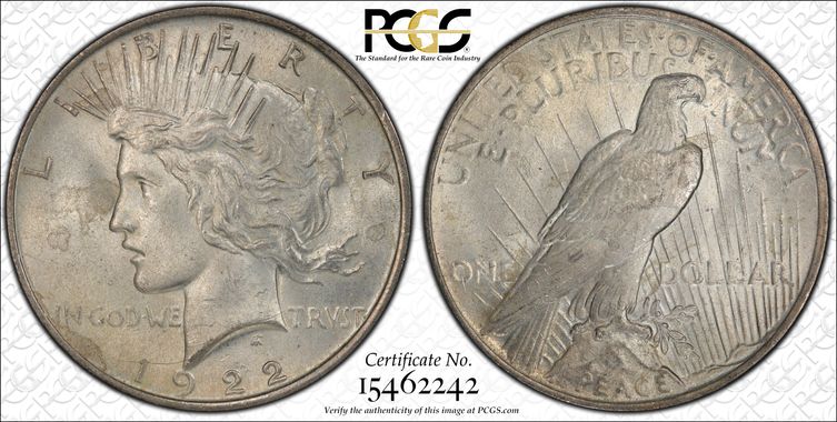 Cert 15462242 - Coin Image