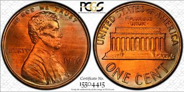 1976 1C MS67RB