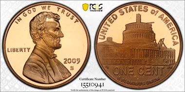 2009-S 1C Lincoln-Presidency PR70DCAM