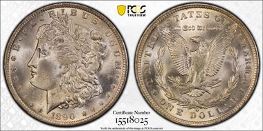 1890-O $1 MS64