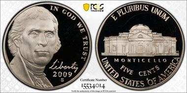2009-S 5C PR69DCAM