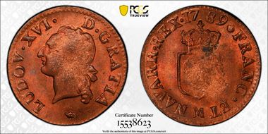 1789-M Liard Gad-348 MS64RB