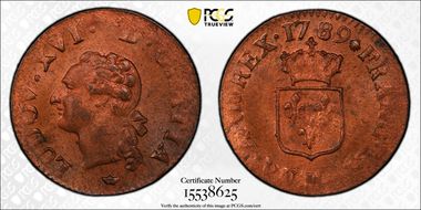1789-M Liard Gad-348 MS64RB