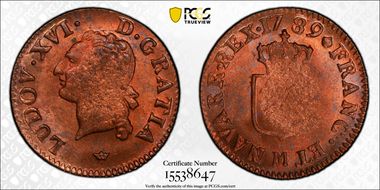 1789-M Liard Gad-348 MS64RB