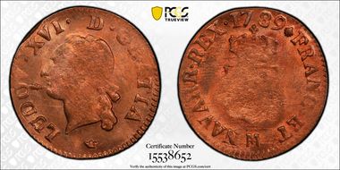 1789-M Liard Gad-348 MS64RB