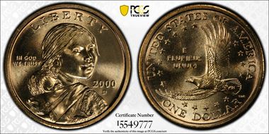 2000-D SAC$1 MS68