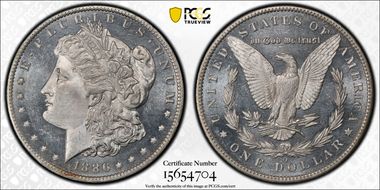 1886-O $1 MS63DMPL