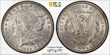 1894 $1 AU58