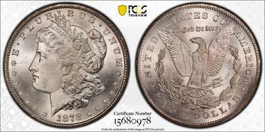 1878-CC $1 MS65+