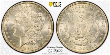 1886 $1 MS64