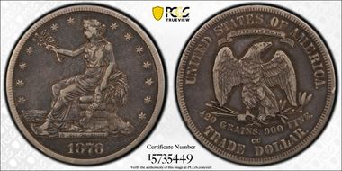 1878-CC T$1 Trade XF40