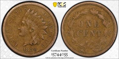1859 1C VF30