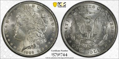 1889 $1 MS64