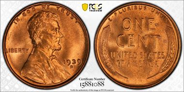 1939-D 1C MS66RD
