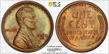 1910-S 1C MS64RB