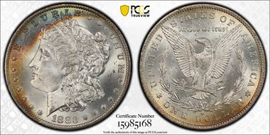 1883-O $1 MS64