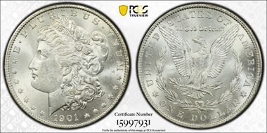 1901-O $1 MS63