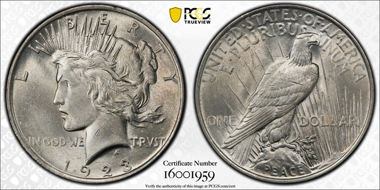 Cert 16001959 - Coin Image