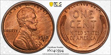 1912-D 1C MS65RD