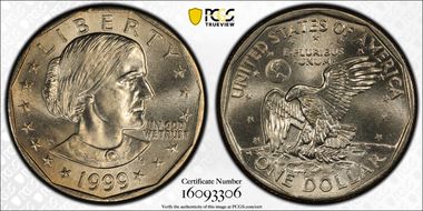 1999-D SBA$1 MS67