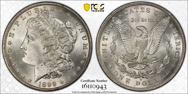 1899-O $1 MS65