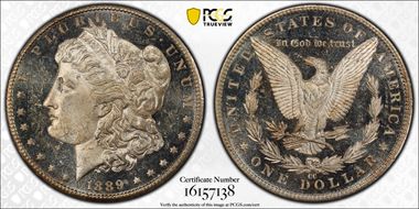 1889-CC $1 MS63DMPL