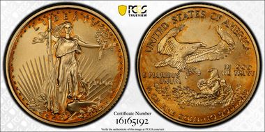 2006-W $10 Burnished Gold Eagle SP69