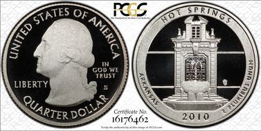2010-S 25C Hot Springs NP PR70DCAM