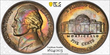 1942 5C DDO FS-102 MS66