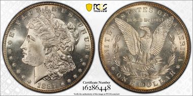 1887 $1 MS66+