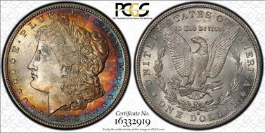 1882-S $1 MS66+