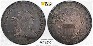1798 $1 BB-105 XF40